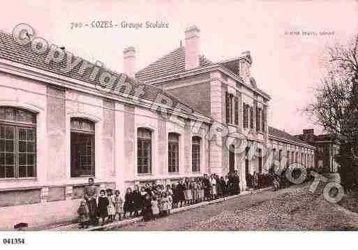 Ville de COZES Carte postale ancienne