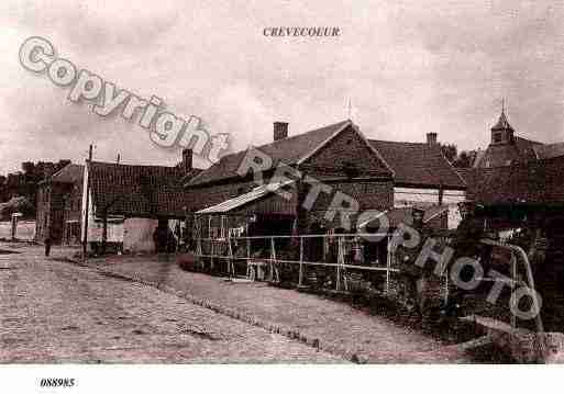 Ville de CREVECOEURSURL\'ESCAUT Carte postale ancienne