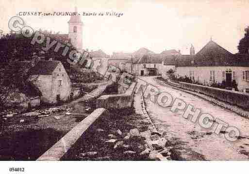 Ville de CUSSEYSURL\'OGNON Carte postale ancienne