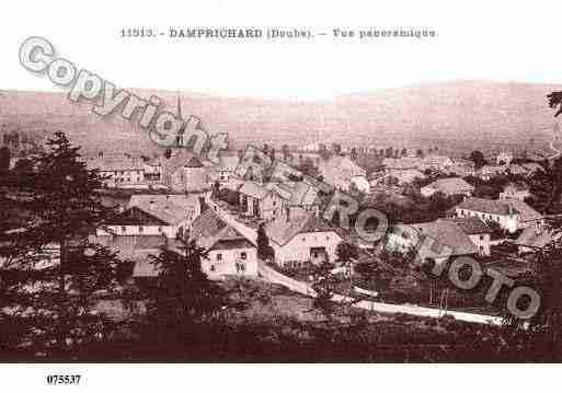 Ville de DAMPRICHARD Carte postale ancienne