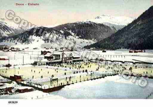 Ville de DAVOS Carte postale ancienne