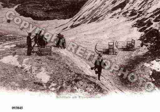 Ville de EIGERGLETSCHER Carte postale ancienne