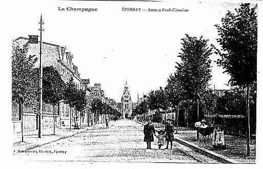 Ville de EPERNAY Carte postale ancienne