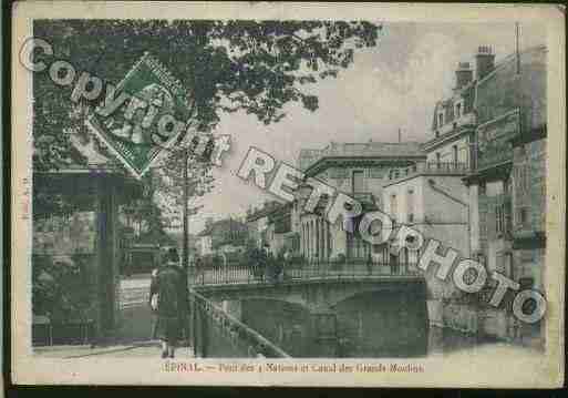 Ville de EPINAL Carte postale ancienne