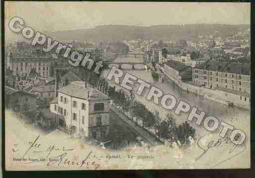 Ville de EPINAL Carte postale ancienne