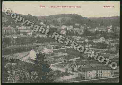 Ville de EPINAL Carte postale ancienne