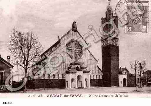 Ville de EPINAYSURSEINE Carte postale ancienne