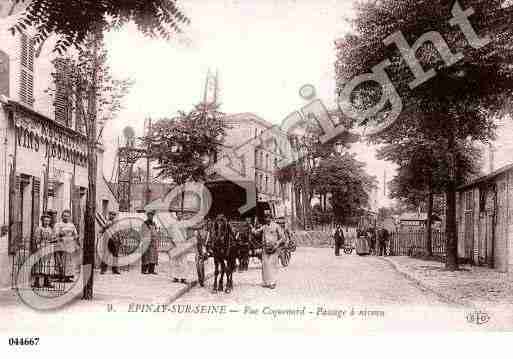 Ville de EPINAYSURSEINE Carte postale ancienne