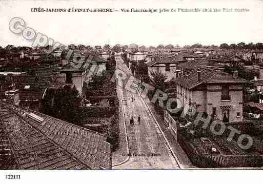 Ville de EPINAYSURSEINE Carte postale ancienne