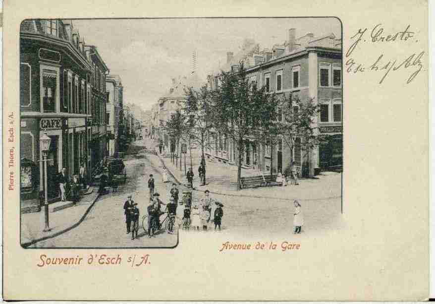 Ville de ESCHSURALZETTE Carte postale ancienne