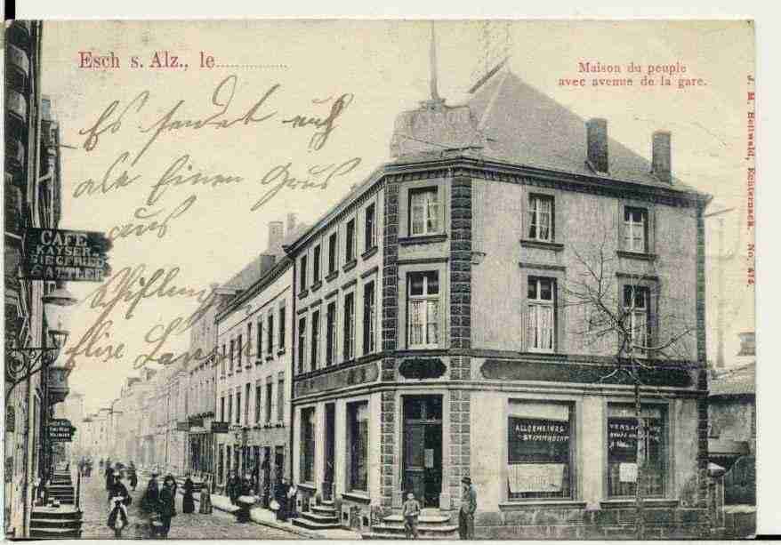 Ville de ESCHSURALZETTE Carte postale ancienne