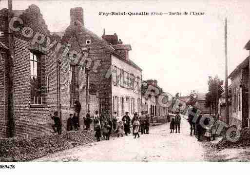 Ville de FAYSAINTQUENTIN(LE) Carte postale ancienne