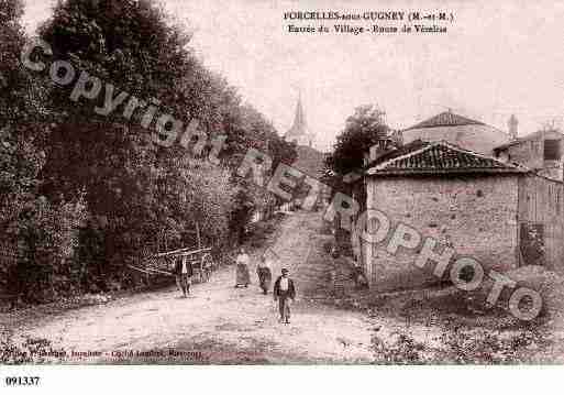 Ville de FORCELLESSOUSGUGNEY Carte postale ancienne