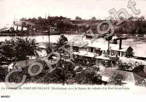 Ville de FORTDEFRANCE Carte postale ancienne