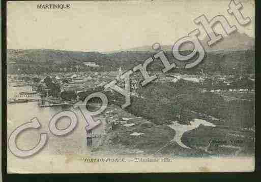 Ville de FORTDEFRANCE Carte postale ancienne