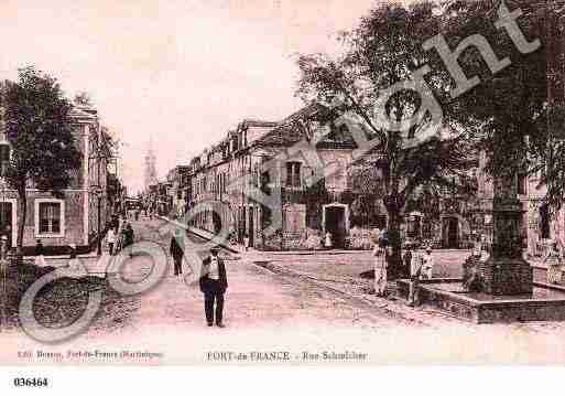 Ville de FORTDEFRANCE Carte postale ancienne