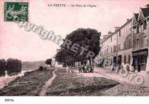 Ville de FRETTESURSEINE(LA) Carte postale ancienne