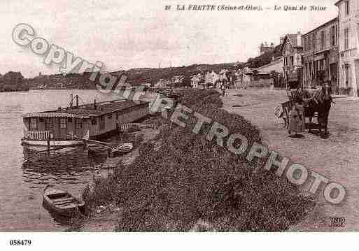 Ville de FRETTESURSEINE(LA) Carte postale ancienne