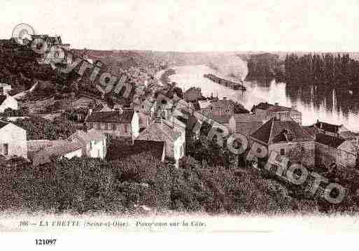 Ville de FRETTESURSEINE(LA) Carte postale ancienne