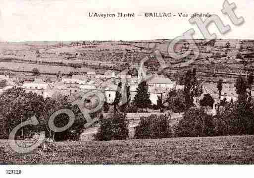 Ville de GAILLACD\'AVEYRON Carte postale ancienne