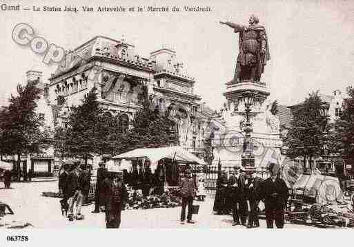 Ville de GAND Carte postale ancienne