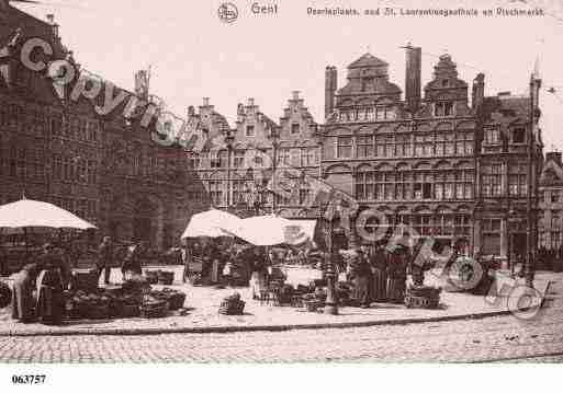 Ville de GAND Carte postale ancienne