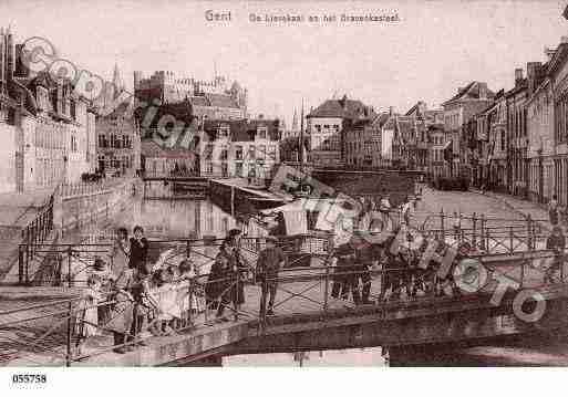 Ville de GAND Carte postale ancienne