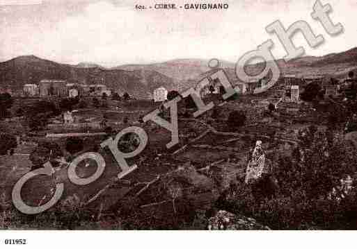 Ville de GAVIGNANO Carte postale ancienne