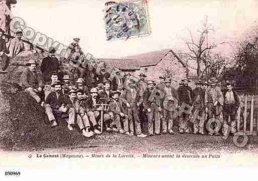 Ville de GENESTSAINTISLE(LE) Carte postale ancienne