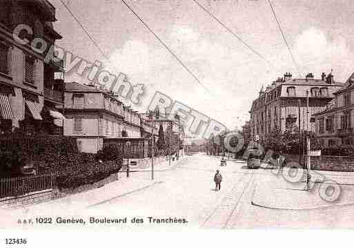 Ville de GENEVE Carte postale ancienne