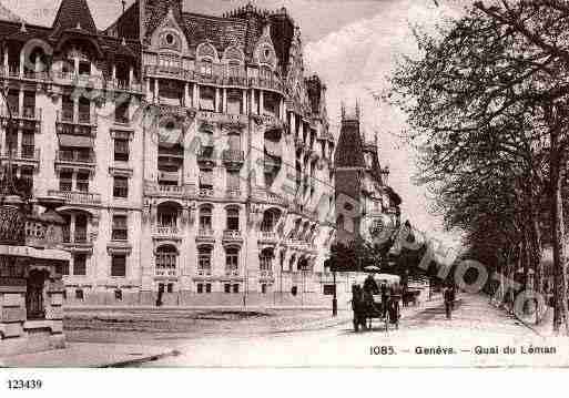 Ville de GENEVE Carte postale ancienne