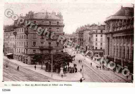 Ville de GENEVE Carte postale ancienne