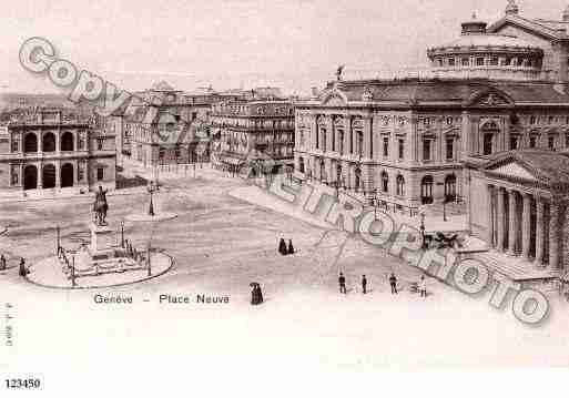 Ville de GENEVE Carte postale ancienne