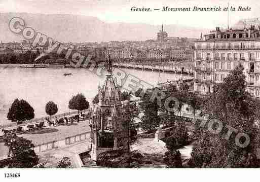 Ville de GENEVE Carte postale ancienne