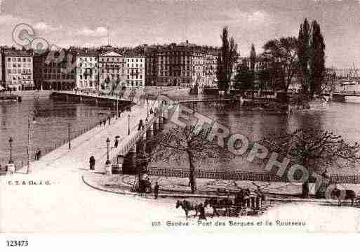 Ville de GENEVE Carte postale ancienne