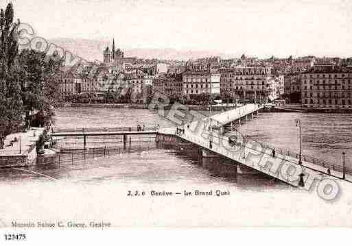 Ville de GENEVE Carte postale ancienne