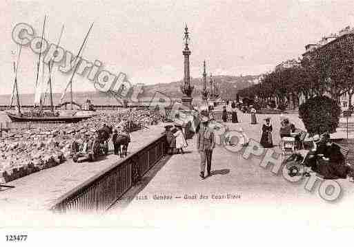 Ville de GENEVE Carte postale ancienne