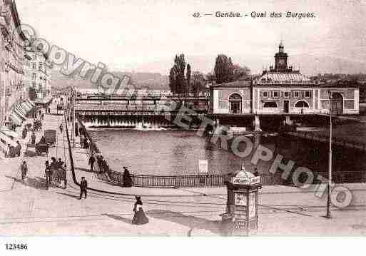 Ville de GENEVE Carte postale ancienne