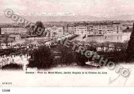 Ville de GENEVE Carte postale ancienne