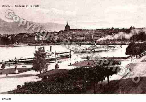 Ville de GENEVE Carte postale ancienne