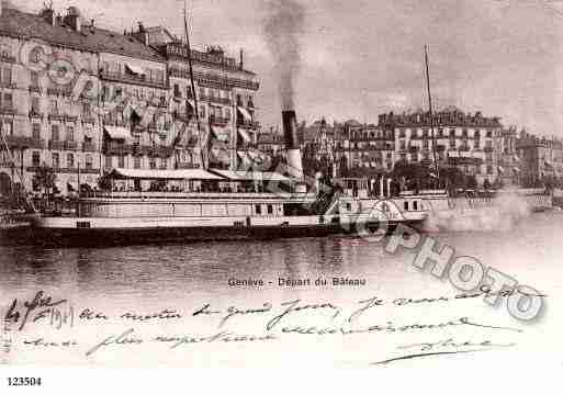 Ville de GENEVE Carte postale ancienne