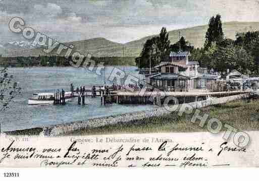 Ville de GENEVE Carte postale ancienne