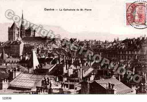 Ville de GENEVE Carte postale ancienne