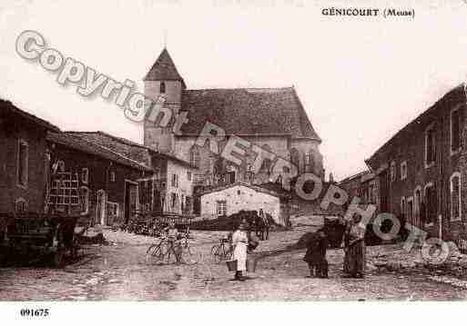 Ville de GENICOURTSOUSCONDE Carte postale ancienne