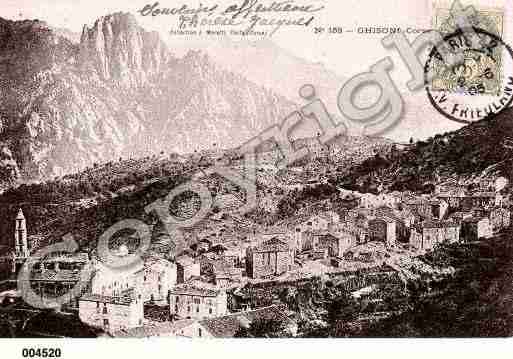 Ville de GHISONI Carte postale ancienne