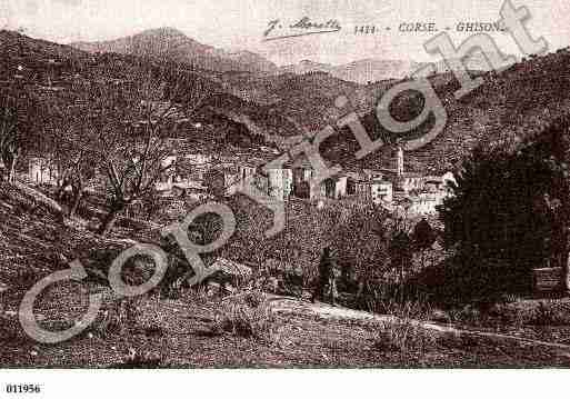 Ville de GHISONI Carte postale ancienne