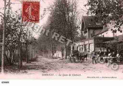 Ville de GOURNAYSURMARNE Carte postale ancienne