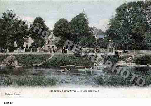 Ville de GOURNAYSURMARNE Carte postale ancienne