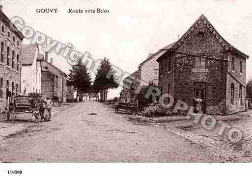 Ville de GOUVY Carte postale ancienne