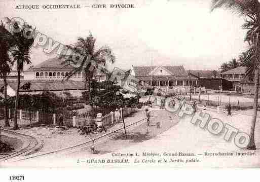 Ville de GRANDBASSAM Carte postale ancienne